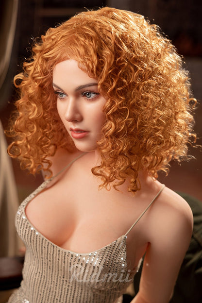 Jordi 5'3" (161cm) TPE Body Silicone Head Curly Hair Pretty Sex Doll - In Stock USA - Love Dolls 4U