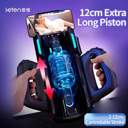 Leten THRUSTING-PRO Thrusting High Speed Male Masturbator Machine Automatic Telescopic Vagina Masturbation Cup Sex Toy For Men - Love Dolls 4U